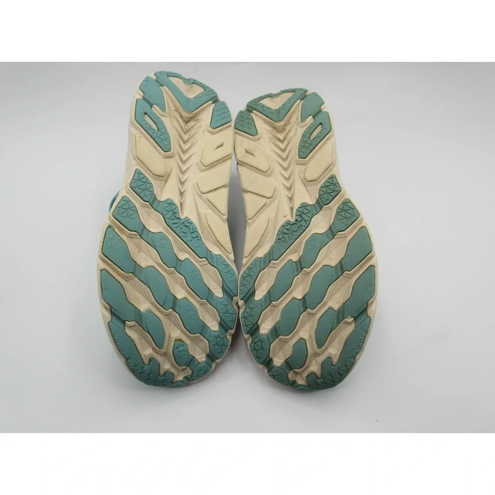 HOKA Clifton 8 Shoes Womens‎ Size 8 Blue Teal Red Running Cushioned 1119394 AEBL